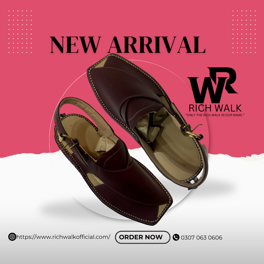 Maroon Classic Peshawari Chappal