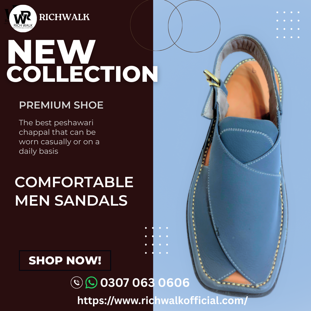 RICHWALK Grey Valor – Peshawari Chappal